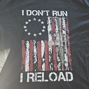 Patriotic Black Graphic Tee